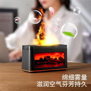 Ultrasonic <b>Humidifier</b> With Aromatherapy Touch Control Color Changing Light Tabletop Usb Powered Quiet Operation - Product Image 1