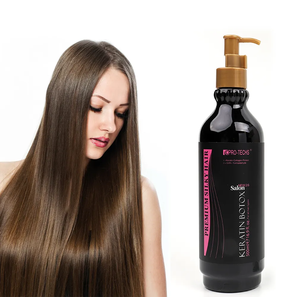 OEM-Kosmetik-Handelsmarke PRO-TECHS brasilia nische Keratin-Protein-Behandlung für verstopfte Haare