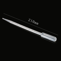 Pipette Babbitt jetable de 5ml avec pipette sérologique en matériau PE à ligne graduée Pipette compte-gouttes de laboratoire Pipettes Pasteur de transfert