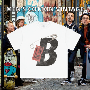 Camisetas Extra Grandes de Punto Personalizadas para Hombre, 280g, 100% Algodón, Estilo Urbano, Vintage, Lavadas - Product Image 2