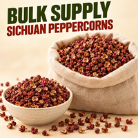 Poivre de Sichuan entier aromatique séché, vente en gros directe d'usine pour la cuisson et l'assaisonnement des plats chauds