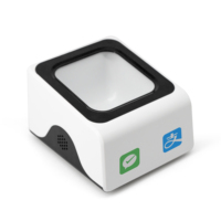 Escáner de Códigos de Barras Omnidireccional Fijo R49, USB con Cable, Lector de Códigos 1D, 2D y QR, Escáner de Códigos de Pago, en Stock