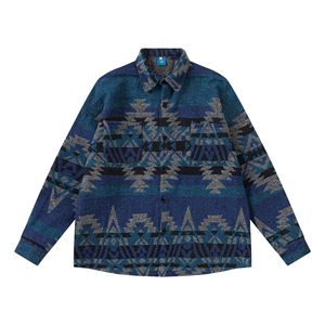 Giacca camicia da uomo manica lunga con bottoni e flanella spazzolata con logo personalizzato - Product Image 4