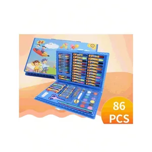 MKB39 Set valigia da 86 pezzi Set di colori di arte della vernice con ore di divertimento colori diversi - Product Image 1