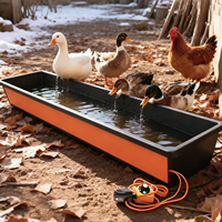 Placa Calefactora de Silicona con Termostato Adhesivo 3M, Descongelador para Estanques de Agua en Granjas, Ranchos, Caballos, Ganado, Ovejas y Aves de Corral