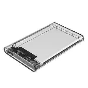 O RICO Hộp Đĩa Cứng Trong Suốt Gắn Ngoài Sata Cho Máy Tính Xách Tay 2139U3 2.5 Inch USB3.0