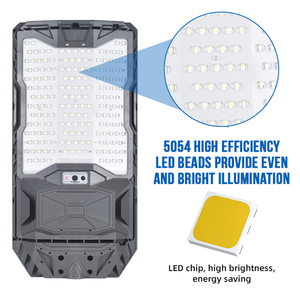 Precio barato carretera IP65 impermeable SMD 5054 ABS 100W 200W 300W integrado todo en uno farola solar Led - Product Image 3