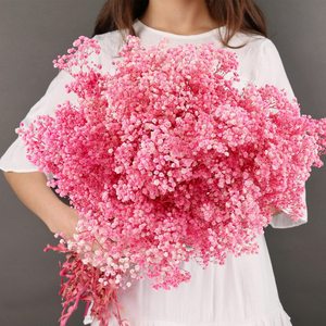 120g 400g bébé souffle fleur fleurs séchées pour la décoration gypsophile <span class=keywords><strong>toujours</strong></span> vivant fleur bébé souffle séché gypsophile coloré - Product Image 1