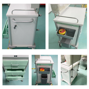 अस्पताल चार मूक एंटी-वाइंडिंग अरर्स ड्रग्स गाड़ी एनेस्थीसिया मोबाइल आपातकालीन ट्रॉली - Product Image 3