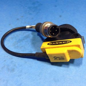 Capteur laser de classe 1 BANNER Engineering QS186LEQ5 150MM avec connecteur Euro Pigtail 10-30VDC - Product Image 3