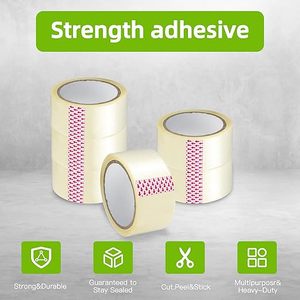 <span class=keywords><strong>OPP</strong></span> đóng gói Băng nhiệm vụ nặng nề không thấm nước thể hiện bưu kiện thiết kế rõ ràng Bopp Vàng <span class=keywords><strong>OPP</strong></span> cao băng dính - Product Image 5