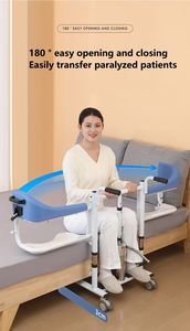 Chaise de transfert de patient à levage hydraulique pour fauteuil roulant, pour personnes âgées et handicapées, aide au transfert de patient de position assise à <span class=keywords><strong>debout</strong></span> - Product Image 4