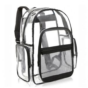 Wholesale Custom Outdoor <b>Waterproof</b> Clear PVC <b>Back</b> <b>Pack</b> Multi-Pocket Transparent School Backpack Bag - Product Image 4