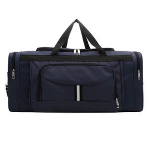 Sac de voyage multifonctionnel imperméable de grande capacité, logo personnalisé, sac de sport, sac de sport à fermeture éclair, Oxford, tendance, portable, durable - Product Image 5