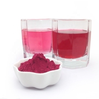 Poudre de thé matcha biologique rose à la pitaya, mélange de poudre de thé matcha et de fruit du dragon, fournisseur d'usine de boissons.