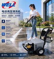 Nettoyeur électrique à eau froide 1410C 1,5 kW 130 bars 6,6 L pour nettoyeur haute pression professionnel, usage intensif, pour lavage de voitures et optiques