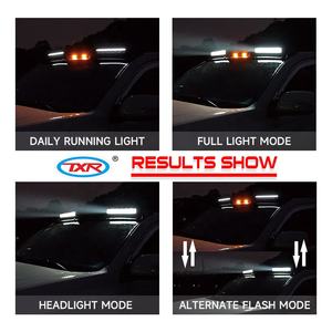 Produit phare : Cache-capot avec éclairage à ruban lumineux et projecteur de toit pour GREAT WALL Cannon 2019 - Product Image 5