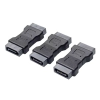 Adaptador SATA 3.0 de 7 Pines, Cable Adaptador de Datos Macho a Macho, Conector Recto de 7P, Conector Serial ATA III de 6Gbps para Computadora