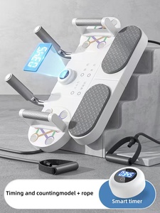 Multifunctionele opvouwbare ABS fitnessplaat Power Press duwsteun bandplank trekhandgrepen weerstandsband thuisgym voor - Product Image 6