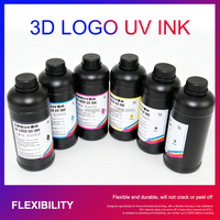 Encre UV à base d'huile non toxique de qualité supérieure pour impression numérique 3D sur vêtements invisibles, 1000 ml, pour logos 3D