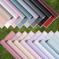 Papier artisanal enduit de qualité supérieure, imprimé de motifs floraux, imperméable, pour bouquets, emballage cadeau personnalisé, vente en gros