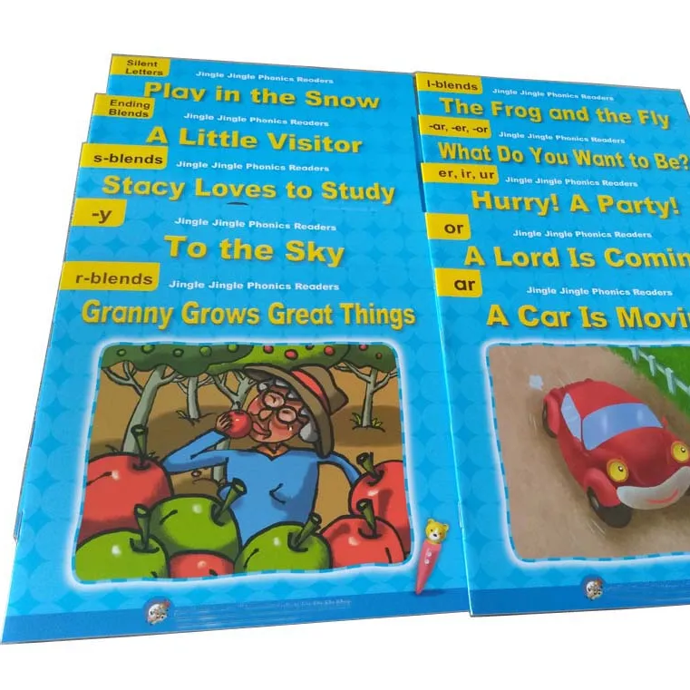 Jingle jingle phonics books English for children