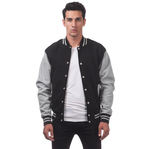 Vestes pour hommes de haute qualité, personnalisables en différentes couleurs et tailles, à motif uni, boutonnées, en laine, en cuir, pour l'hiver, style streetwear - Product Image 1