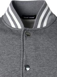 Chaqueta Varsity de Invierno Transpirable para Hombre, Estilo Letterman, con Bordado de Parches de Alta Calidad, Personalizada, de Manga Larga, para Streetwear, Venta al por Mayor OEM - Product Image 5