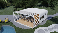 Maison préfabriquée moderne de 20 pieds et 40 pieds, petite maison extérieure, conteneur détachable, studio mobile, bureau, pod, cabane Apple