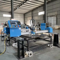 Draagbare Mini Gantry-stijl Goedkope Prijs 4020 4015 Draagbare CNC Plasma 3000W 2000W Snijmachine