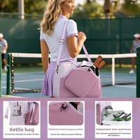 Sac de sport multifonctionnel léger et tendance pour raquette de pickleball et de tennis, grande capacité, avec logo personnalisé