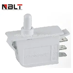 LTDS-002 SPDP Refrigerator Door Switch, 250V 0.25A 2PINS&3PINS Fit Home Electrical Applicable Freezres Congealers