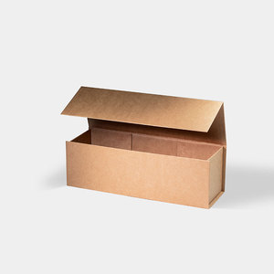Caja de Regalo de Embalaje para Botellas de Vino Kraft con Cierre Magnético al por Mayor - Product Image 3