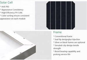 Panel Solar JA de 710W 715W 720W Tipo N Bifacial de Doble Vidrio Monocristalino Resistente al Agua para Uso Comercial - Product Image 3