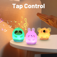 Mini haut-parleurs de sons sans fil portables Nouveau design RGB LED Night Light White Noise Machine pour bébé et adulte