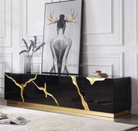 Buffets de salle à manger haut de gamme, meuble TV, rangement décoratif de luxe, Tables console de buffet