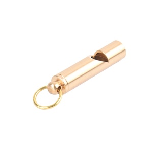 Sifflet de économie de vie avec anneau, accessoire en laiton Durable, outil de survie d'urgence, formation en cas d'évasion, sécurité - Product Image 2