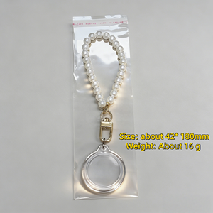 Custom Vintage Pearl Phone Acrylic Photo Frame Keychains Cellphone Straps Boho Telephone <strong>Lanyard</strong> <strong>for</strong> <strong>Key</strong> Bag Accessories - Product Image 6