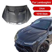 Capot en fibre de carbone sèche style 1016 personnalisé pour Lamborghini Urus 2018-2023, kit carrosserie avec spoiler de capot moteur en fibre de carbone
