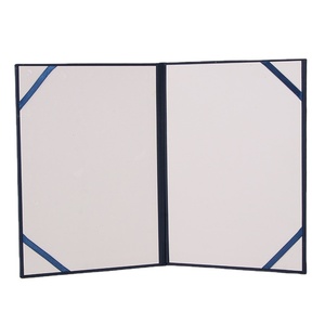 Papel escolar A3 <span class=keywords><strong>A4</strong></span> tamaño de letra pu cuero logotipo personalizado desplazamiento matrimonio grado terciopelo archivador certificado de graduación carpeta - Product Image 1