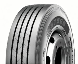 Pneu de camion radial tout acier T586, pneu TBR directionnel/toutes positions pour le transport routier longue distance - Product Image 1