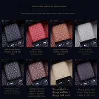 Tapis de sol de voiture de haute qualité à couverture complète, sur mesure, double couche, en cuir, avec boucle en fil métallique, imperméables, pour l'intérieur de la voiture