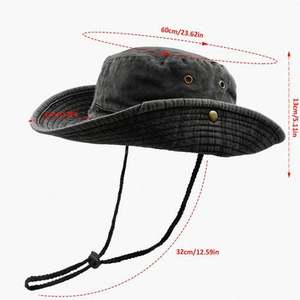 Sombrero de Pescador de Alta Calidad al por Mayor, Tejido Resistente al Agua, Ligero y Cómodo, Equipo de Aventura - Product Image 6