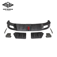 Trim Bingkai Grille Depan Serat Karbon Kelas Premium Autoclave Dry Carbon Finishing Glossy/Matte untuk Continental GT GTC