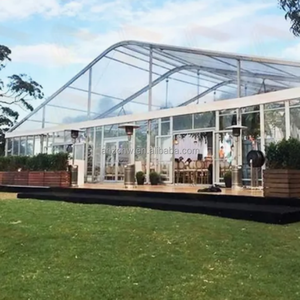 Carpa de Aleación de Aluminio Transparente de Alta Calidad, 20x40m, para 600-800 Personas, Bodas, Fiestas, Banquetes, Carpas con Mástiles de Lona <span class=keywords><strong>Sperry</strong></span> en Venta - Product Image 2