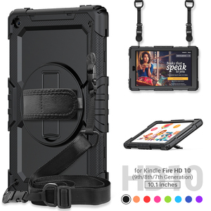 Wasserdichte, robuste, stoßfeste Hülle mit Handschlaufe, Schultergurt und Ständer für Amazon Fire HD <span class=keywords><strong>10</strong></span> mit Displayschutzfolie - Product Image 6