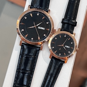 Colección de Relojes de Cuarzo con Esfera Redonda para Hombre con Correa de Cuero en Negro, Blanco y Marrón para Uso Formal e Informal Longinesing - Product Image 6
