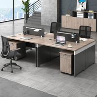 Nouveau bureau de direction moderne en bois de qualité supérieure avec tiroirs pour le personnel