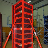 Hot New Industrial Design Dalle Acier Béton Colonne Panneau Système de coffrage Mur Formes métalliques pour la construction