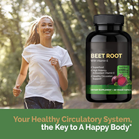 OLLI Superfood Capsules de Racine de Betterave Naturelle Marques Blanches Adultes Certifié HALAL ISO KOSHER Qualité Alimentaire Nutrition Sportive Nitric
